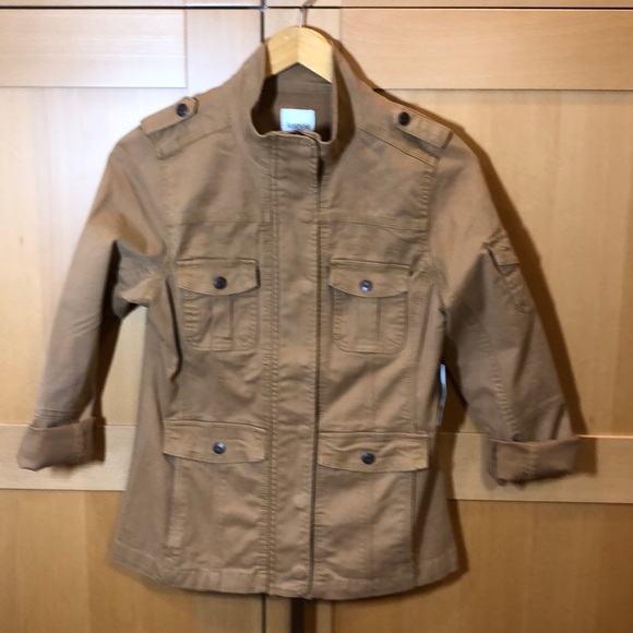 Dark Khaki Woven Jacket - Picture 4 of 8